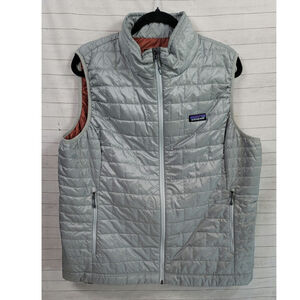 Patagonia Nano Puff Vest in Silver Gray, sz XXL